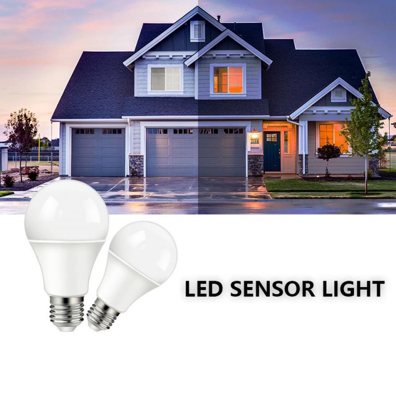 LED Smart Lighting Lamp 10W E27 B22 Light Sensor LED Light Bulb Night on Day off Intelligent Bulb Lamp with CE RoHS Approval