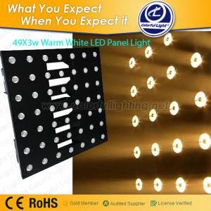 Top Night Club Light 49X3w Warm White LED Panel Light 7X7 Square LED Panel