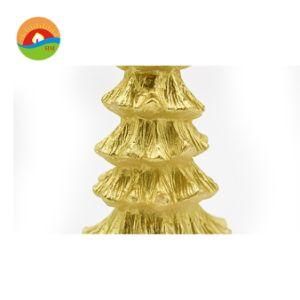 Gold Christmas Tree Color Changing LED Candle
