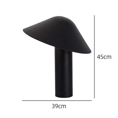 Modern Black Painted Cylindrical Hat Table Lamp (WH-MTB-248)