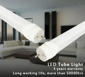 110-160lm/W Ce RoHS Approved 9W 2FT 600mm Aluminum LED T8 Tube Light with 3 Years Warranty