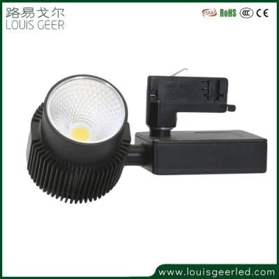 Easy Install Replaced GU10 Bulb Linear Track Light Cover Shop Office Adjustable Beam COB Ceiling LED Track Light