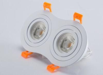 Round Factory LED Downlight Indoor Lamp Popular Aluminum GU10 Bulb Ceiling Light