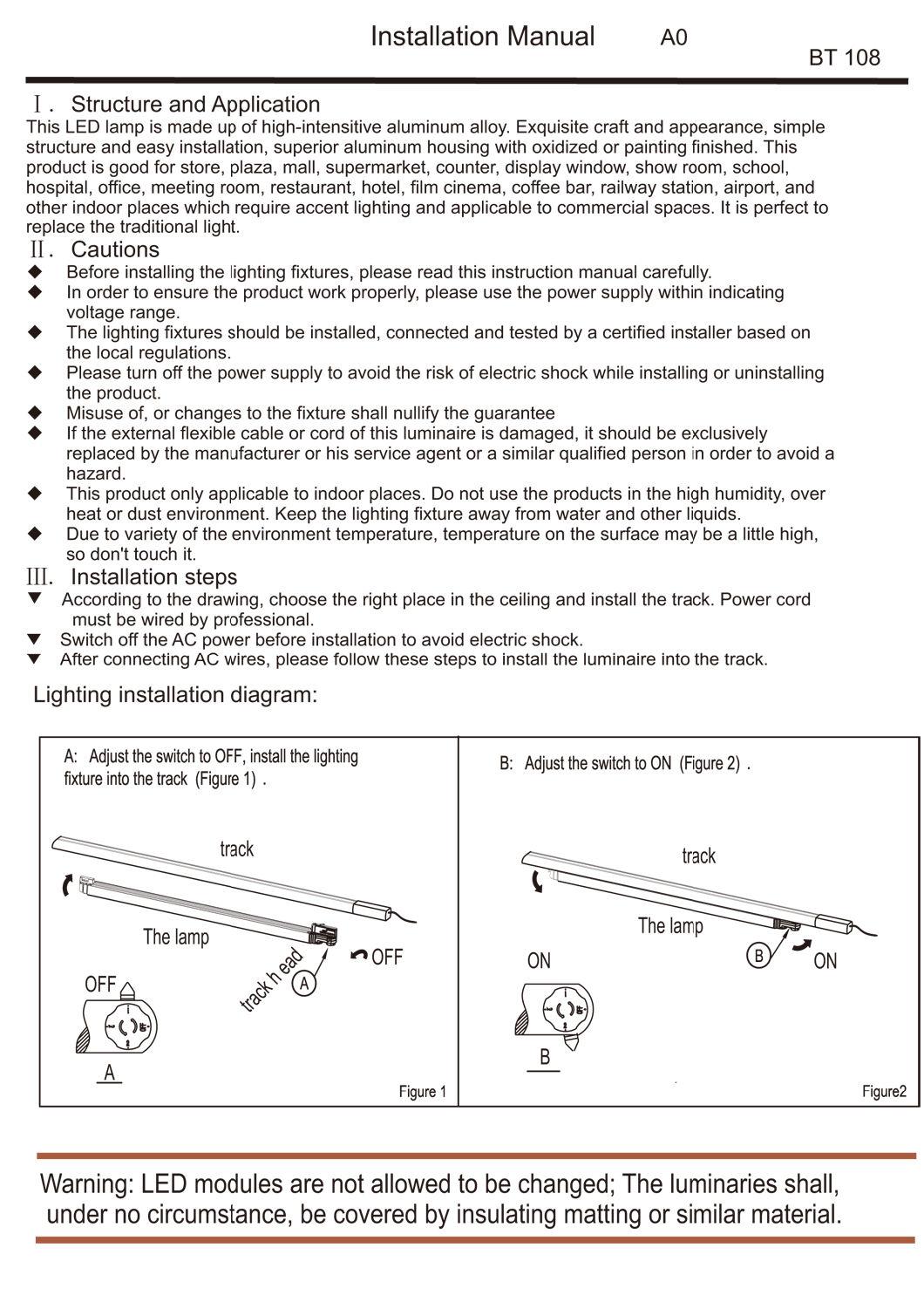 High Lumen Ceiling Light Unique Design Adjustable Beam Commercial 30W 50W LED Track Light AC85-265V