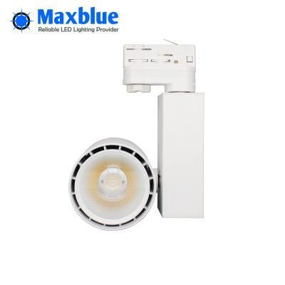 15/24/60 Degree 30W COB LED Track Light for Art Gallery/Shop/Store