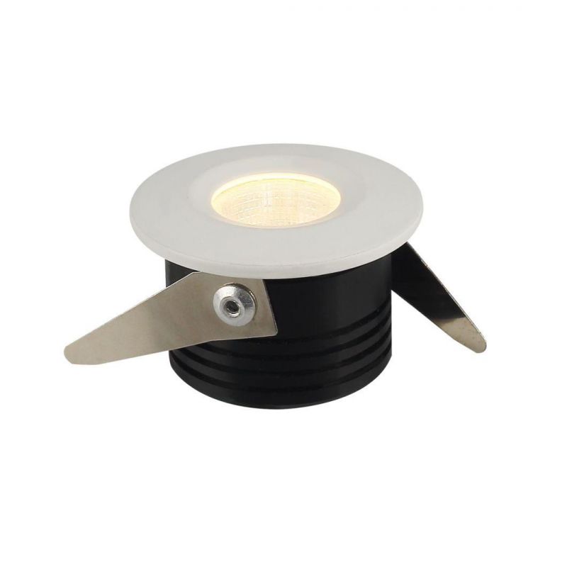 Aluminum LED Cabinet Light Cut out 35mm Round and Square Recessed LED Cabinet Lights Under Kitchen