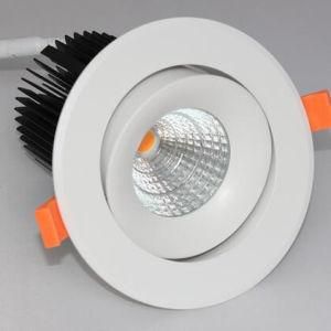 70mm Cutout Hotel LED Light Recessed 7W COB LED Downlight