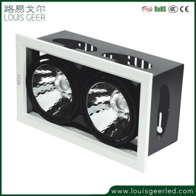 Factory Customized High Brightness Recessed LED Light Grille Light for Hotel Room