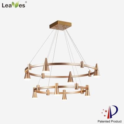 Gold Hot Sales Euro LED Chandelier for Living Room, Home, Villa and Hotel Amazing Decoration Modern Pendant CE ETL Certification