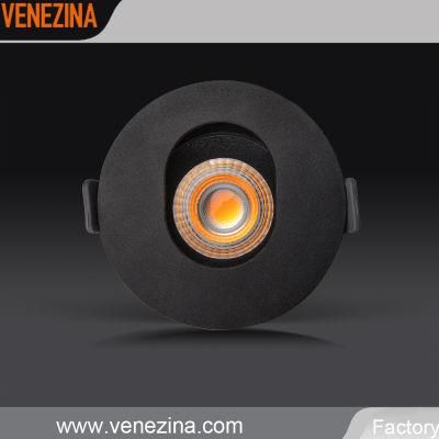 IP44 High Power Aluminum COB LED Down Ceiling Spotlight Light