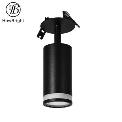 How Bright Modern Design Pure Aluminium Adjustable Angle GU10 Maximum 50W Housing Recessed Spotlight LED Replaceable bulb