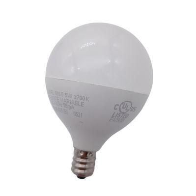 LED G16.5 110-130V 5W 2700K 350lm E14 Dimmable LED Filament Bulb