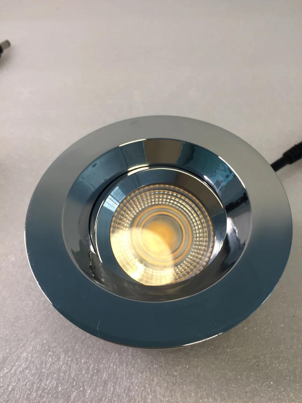 Anti-Glare IC COB 3000K Dimmable Driver LED Down Light for Nordic Marketing