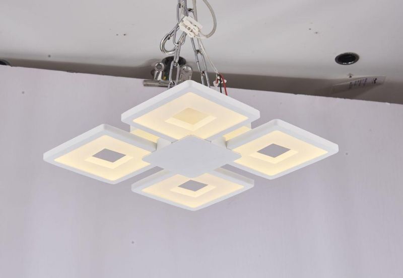 Masivel Simple Clear Square Lighting Acrylic Cover LED Ceiling Light