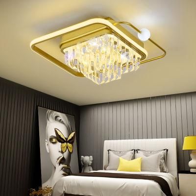 Dafangzhou 64W Light China Gold Ceiling Light Fixtures Supplier LED Ceiling Lights Countryside Style Round Ceiling Lamp Applied in Dining Room