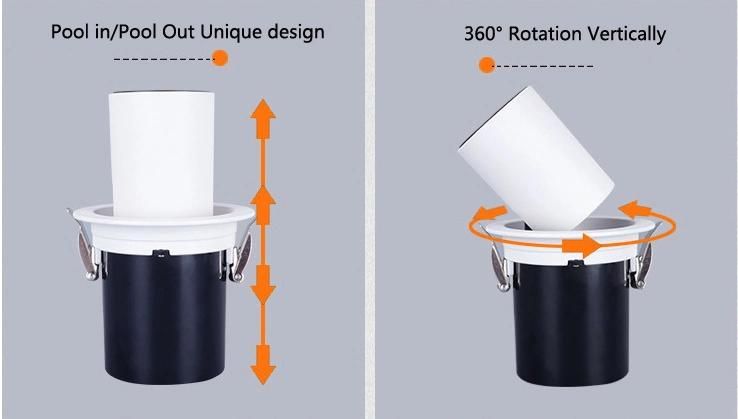 Factory High Quality LED Ceiling Spot Light Lamp Housing Europe Standard GU10 Down Light Kits LED Lighting