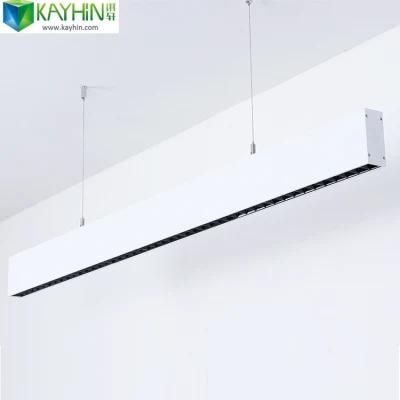 Nordic Type Modern Decorative Minimalism Indoor Living Room Hotel 28W 1200mm LED Pendant Lamp LED Linear Light