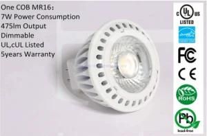 UL Listed Dimmable LED Bulbs MR16