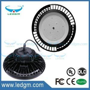 UL Dlc FCC Ce EMC LVD RoHS IP67 Meanwell Driver 80W/100W/150W/200W/240W Indutrial Crater Dimmable UFO LED Light