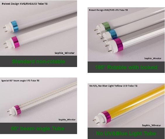 Quality First 3800lm 160lm/W T8 LED Tube Lights Lifespan>50, 000hours