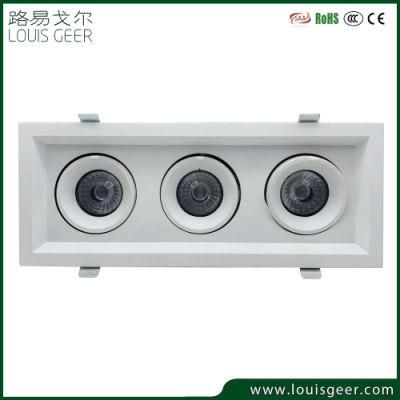 15/24 Degree 36W Orientable Retractable Rotatable Adjustable LED Down Light Downlight LED Trunk Downlight