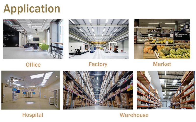 Industrial 160lm/W LED Batten Linear Light for Warehouse Shop