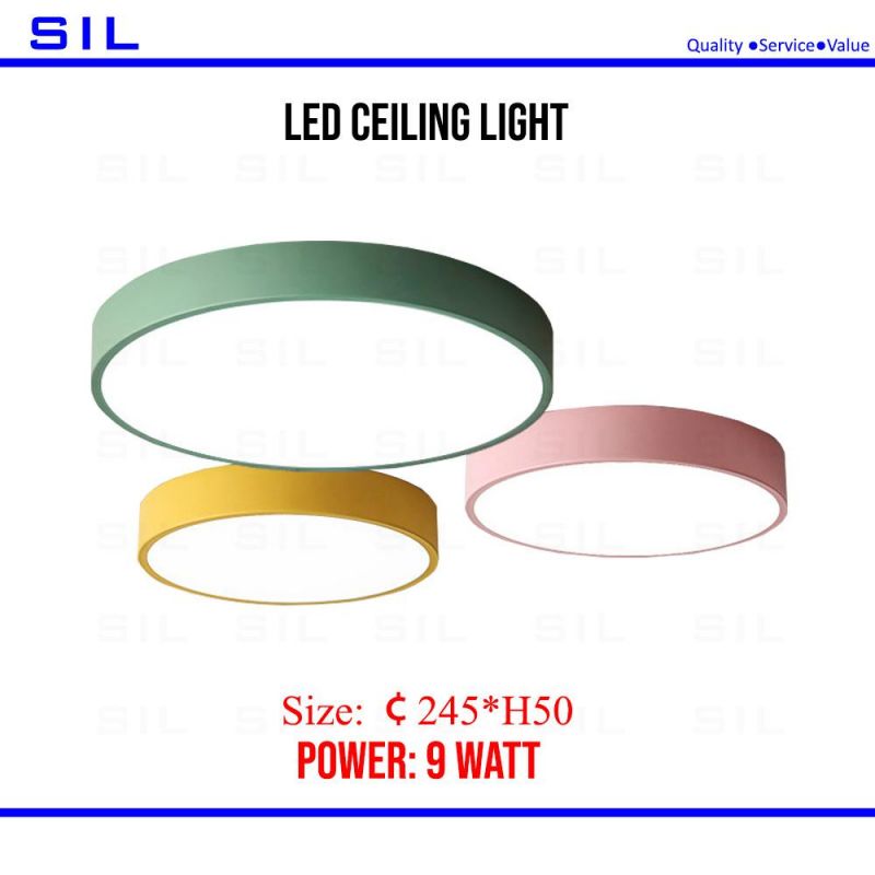 Light LED Ceiling LED 9W Round Light Balcony Fixture Surface Mount Flush Mount LED Ceiling Light