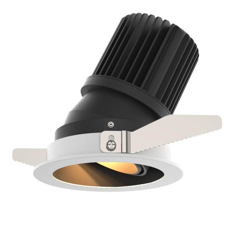 Aluminum Adjustable High Lumen 1*30W COB Recessed LED Downlight