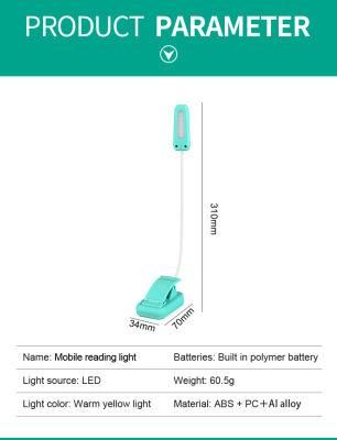 Flexible Rechargeable Book Light Reading LED Table Lamp