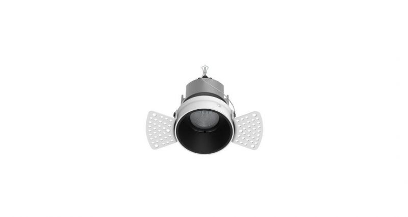 20W Dimmable Wallwasher Ceiling Recessed Adjustable Trimless Downlight COB LED Spotlight for Residential Hotel Villas Office Showroom Store Shopping Mall