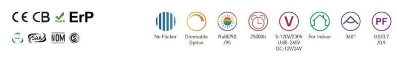 LED Flexible Soft Filament C35 Bulb Lighting Light