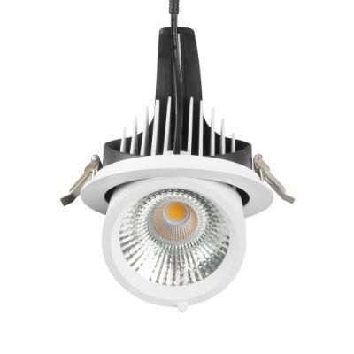 High CRI High Lumen 40W COB Gimbal LED Spot Light