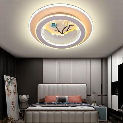 Dafangzhou 160W Light Indoor Light China Manufacturers Hidden Light Ceiling Yellow Frame Color Ceiling Light Applied in Restaurant
