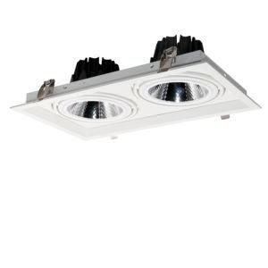 20W 30W 40W Residential LED Downlight, Commercial LED Grille Spot Light