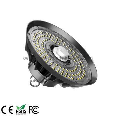 Warehouse Garagy 150lm/W 150W UFO LED Highbay Light UFO Lighting with Sensor