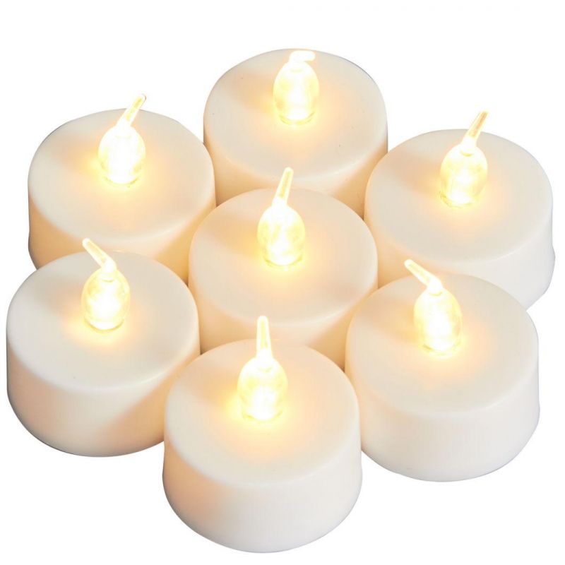 Party Decoration Realistic Flameless LED Tea Light Candle with Batteries