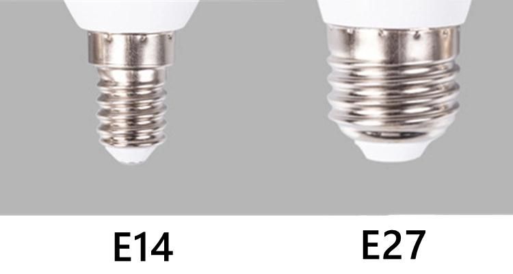E14 E27 C37 3W 5W LED Candle Light SMD2835 Cool/Warm White Bulb with Tail Wholesale CE&RoHS