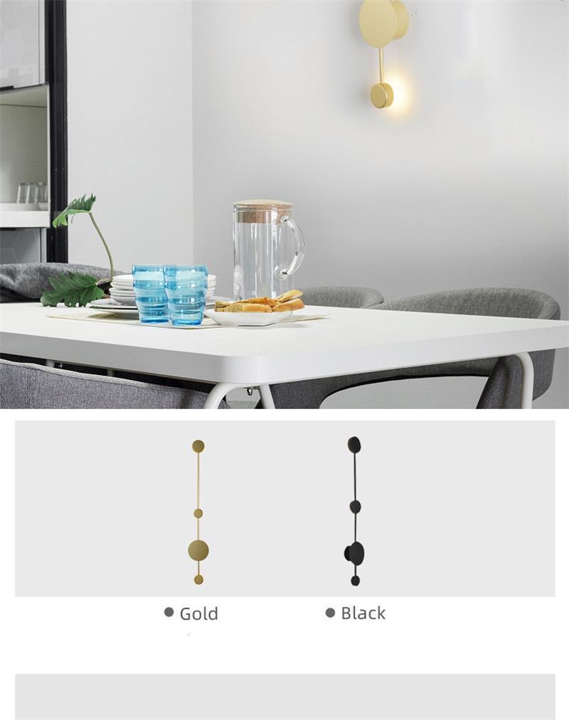 Modern Nordic Atmosphere Line LED Wall Lamp Simple Bedroom Bedside Hotel Corridor Aisle Living Room Porch Light