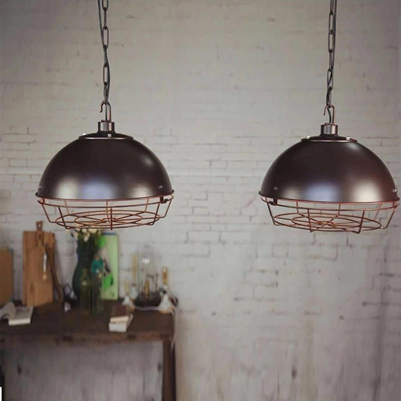 Black Retro Bar Light Best Quality E27 Chain Chandelier