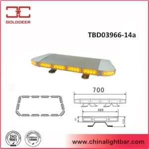 700mm Super Thin Aluminium Frame Mini Warning Light Bar (TBD03966-RB)
