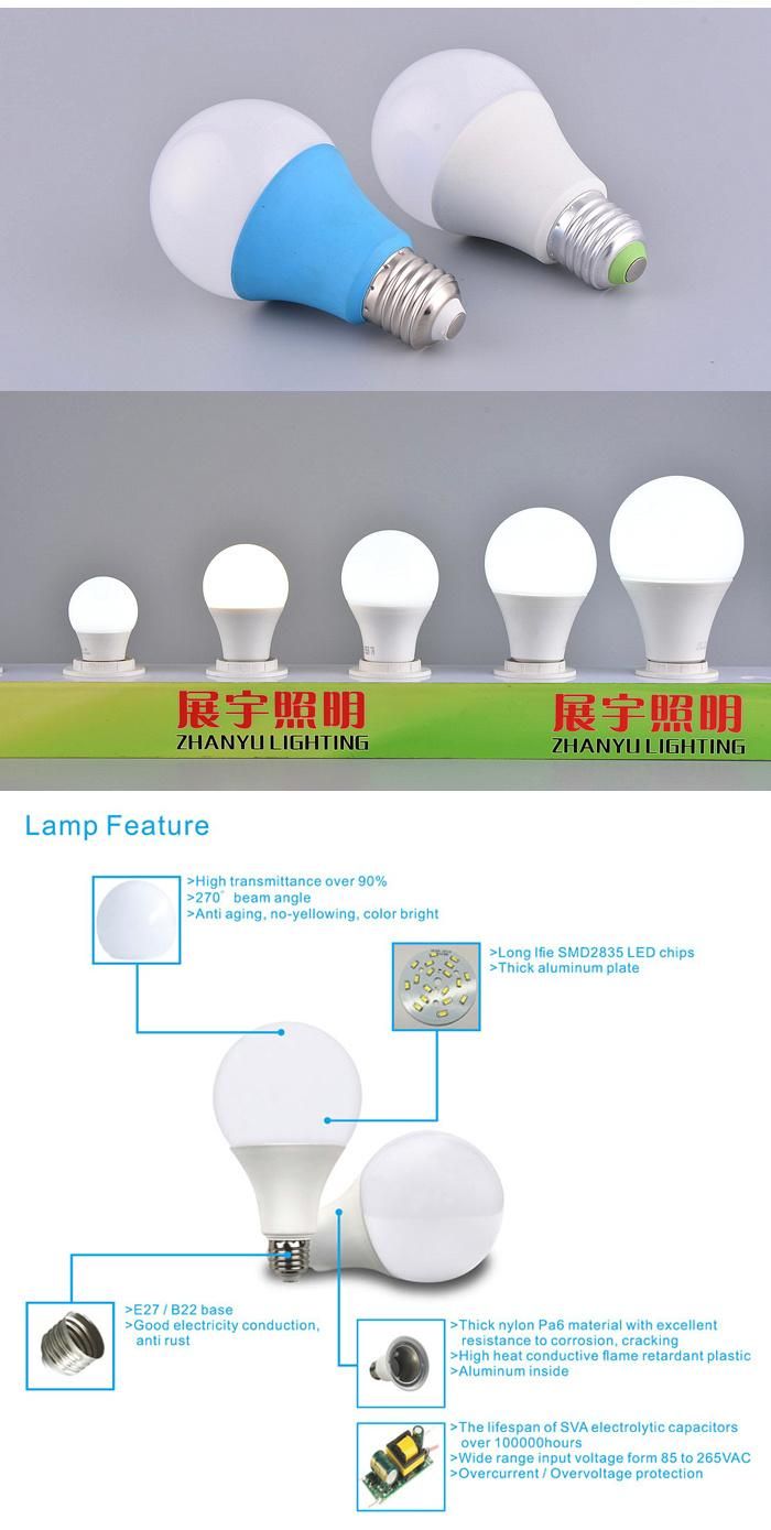 Plastic Housing High Brightness E27 18W LED Bulb with Good Raw Material Spare Parts