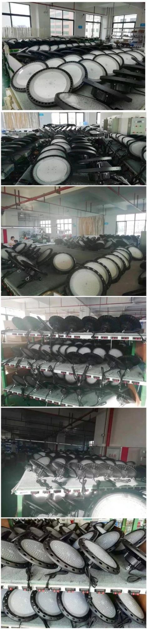 60d 90d 120d IP66 3 Years Warranty 120-130lm/W 200W LED High Bay Warehouse Lighting UFO