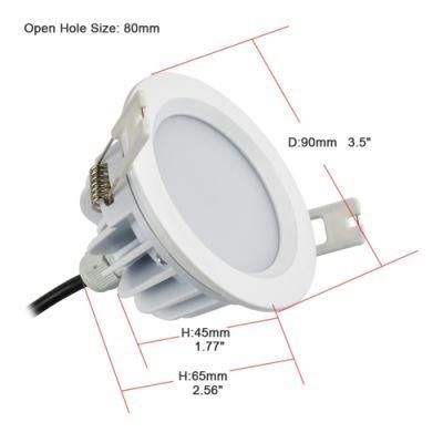 Flexible CREE COB LED Spotlight with 5 Years Warranty Ra90 Recessed LED Down Light Downlight for Residential Hotel Room, Sensor Option