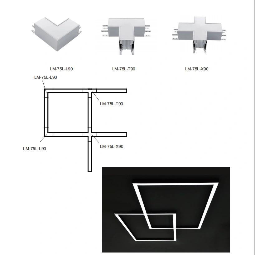 40W 0.6m LED Trunking Linear Light for Home/ Office/ Meeting Room Lighting