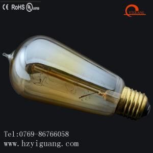 Vintage St58/S19 Soft Filament LED Light Bulb with E27 Screw Base