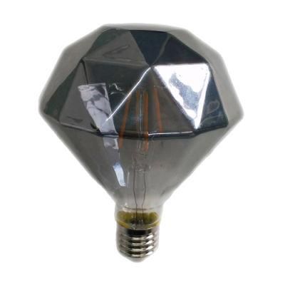 110 Flat Drill Smoky Clear Amber E27 6W LED Lamp