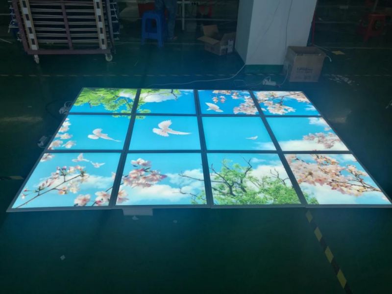 ETL PMMA 60*60cm Ceiling No Frame 40W Artificial Skypanel LED Panel Light