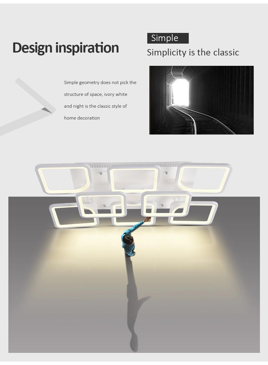 New Recessed RGB LED Ceiling Lamp Fixtures White Ceiling Light