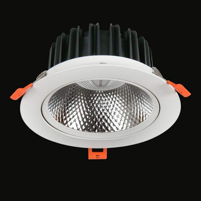 25W-30W Dimmable Ceiling Recessed Adjustable LED Spot Downlight for Commercial Project Office Hotel Apartment Residential Corridor Room Spotlight