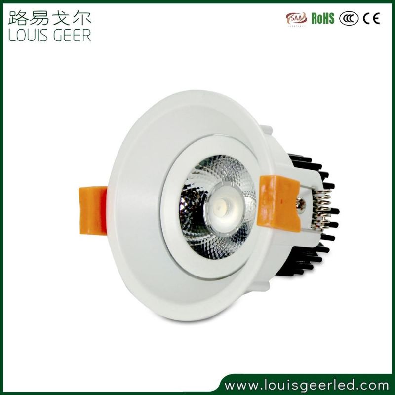 2020 Hottest LED Down Light Anti Glare 7W Rimless LED Spot Light for Hotel Project